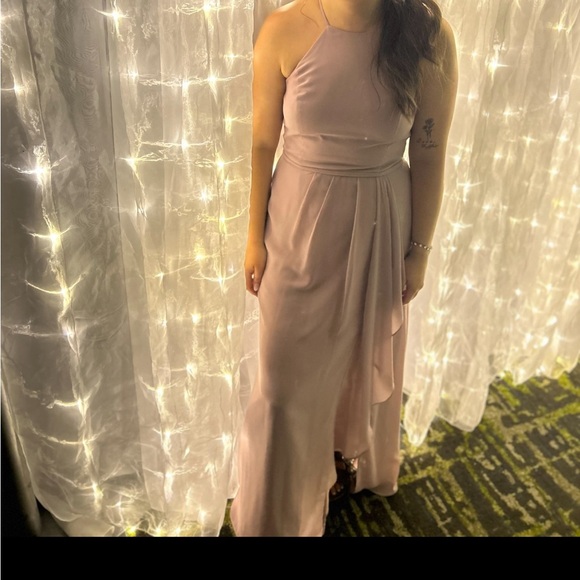 David's bridal chiffon Quartz bridesmaid dress - Picture 2 of 3